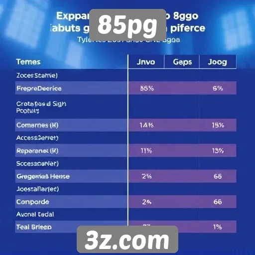 Comparativo de performance entre jogos no 85pg